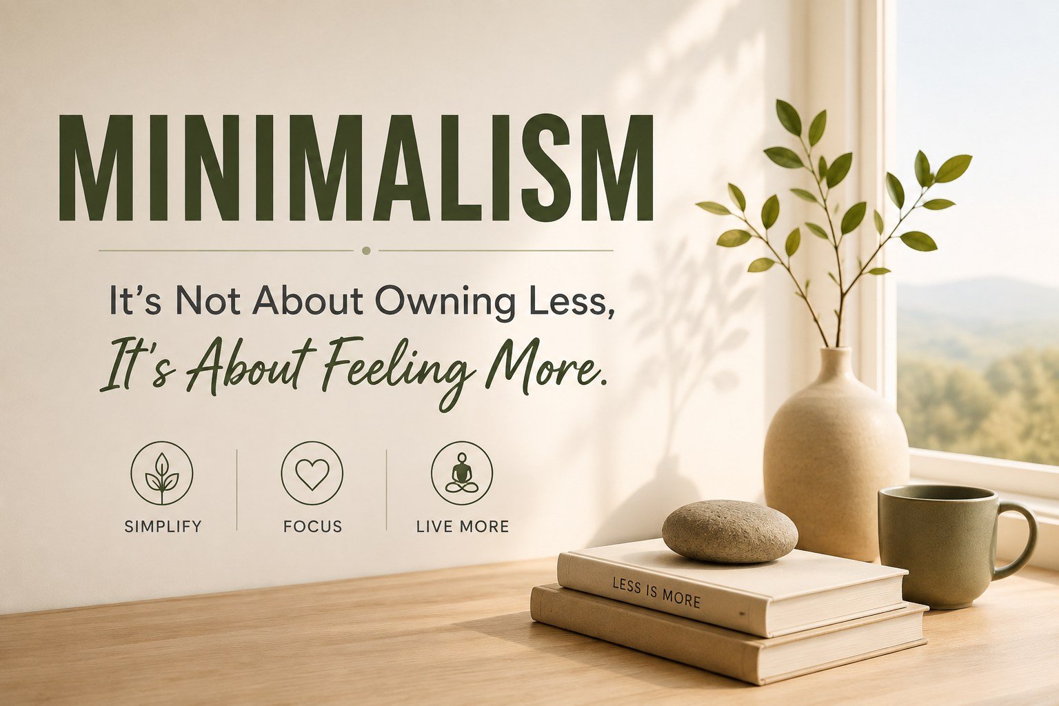 Minimalism Isn't About Owning Less — It's About Feeling More